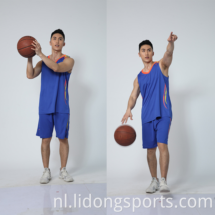 2021 Nieuwste basketbal uniform basketbal jersey ontwerp